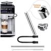 Coffee Machine Replacement Tubes: Includes Silicone Milk Tube, Stainless Steel Milk Tube, Compatible with , Coffee Maker Milk Foam Straw with