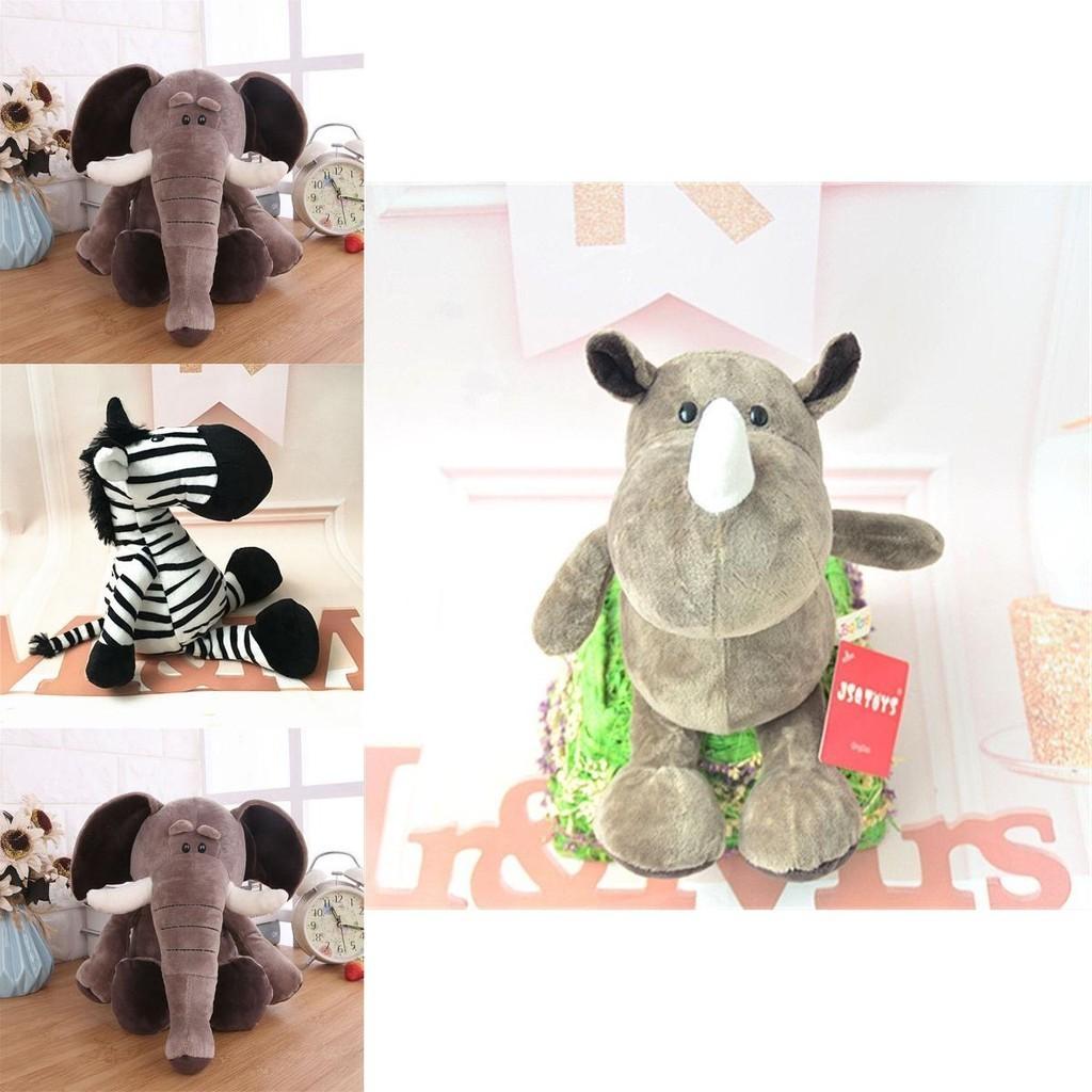 Jungle Animal Plush Toy Adorable Pp Cotton Stuffed Doll For Kids Babies