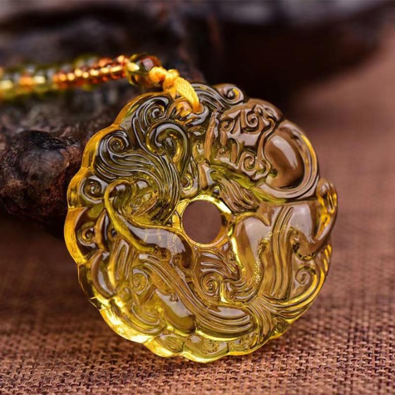 

Зеленый нефритовый дракон, вырезанный вручную, полое ожерелье из нефрита, китайский амулет, женское мужское ожерелье на удачу, ювелирный подарок