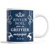 Mug - Christmas - Male Clerk - Ceramic - 325 Ml - Dishwasher and Microwave Safe