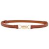 Contemporary Waist Adjustable Belt With Sleek Metal Buckle For Elegant Dresses In Colors Fall