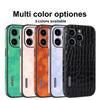 Funda Vintage con Textura de Cocodrilo a Prueba de Golpes Para Iphone 14 13 12 Mini 11 Pro Max Plus X Xs Xr 7 8 Lujo Piel Armadura Defender Funda