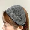 Hairband Wide Women's Wide Headband Ribbed Pulsar 13cm Women's Retro Point Def539