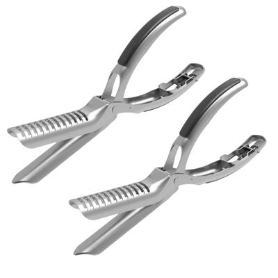 2/3 Professional Rib Membrane Scraper Zinc Alloy Skinning Kitchen Gadget Rib Membrane Removal Clamps For BBQ Enthusiasts
