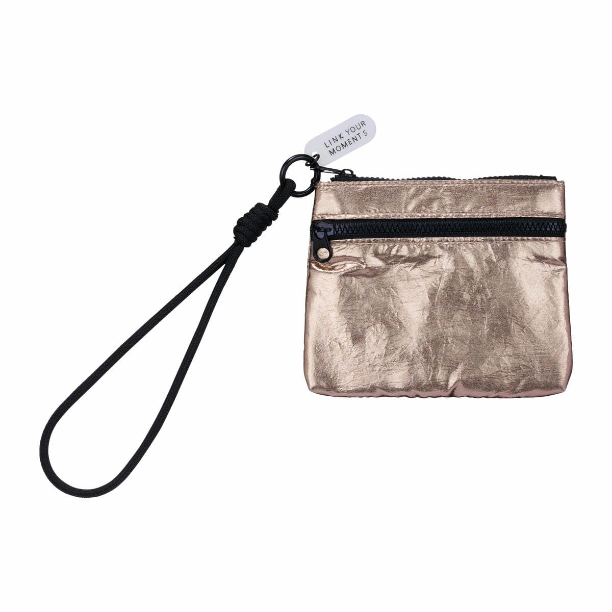 

Mini Pouch with Hand Marks Champagne Strap, Collection, Gold, HDS-PO01-MGD