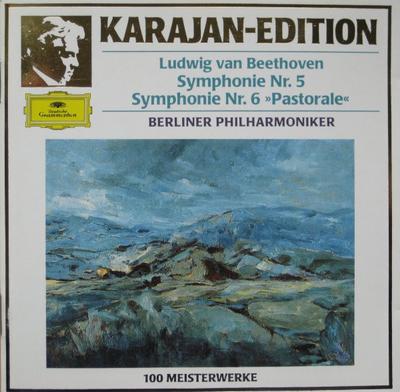 CD BEETHOVEN, KARAJAN; BPO - Beethoven;Symphonies 5 + 6  4232032 Deutsche Grammo 1988 Japon Classique Occasion