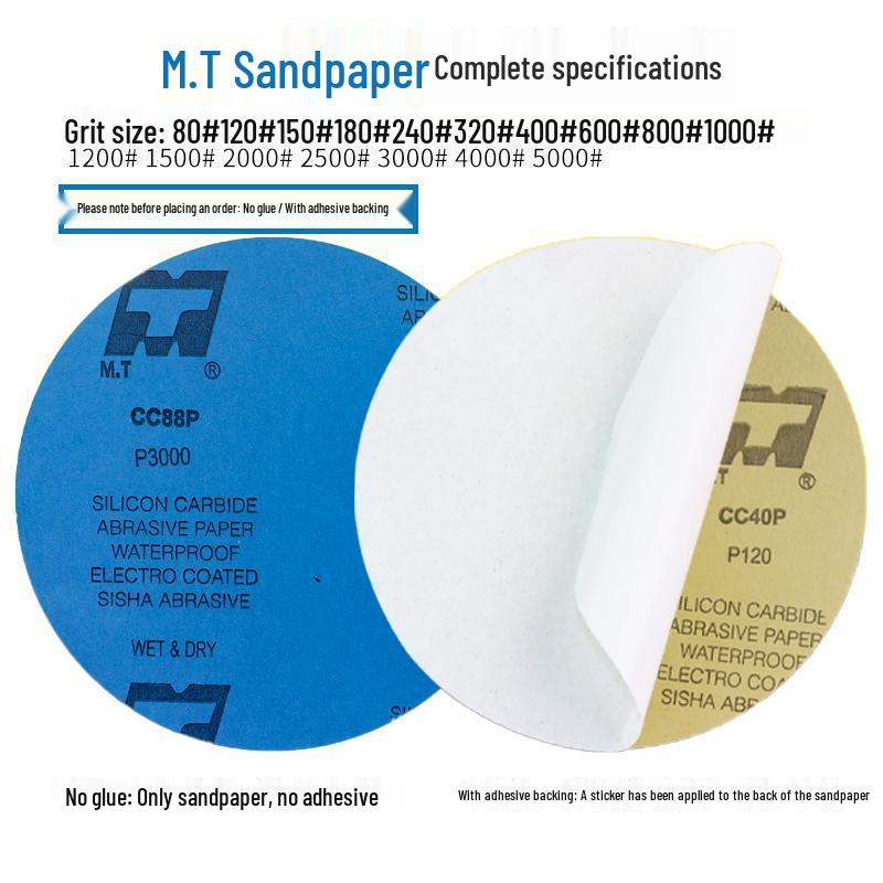 300mm Double-Sided Adhesive Metallographic Sandpaper Sheets for Grinding and Polishing