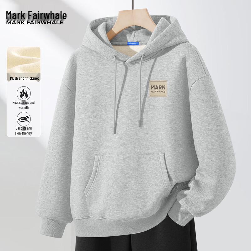Mark Fairwhale Men's Fleece Lined Hooded Sweatshirt