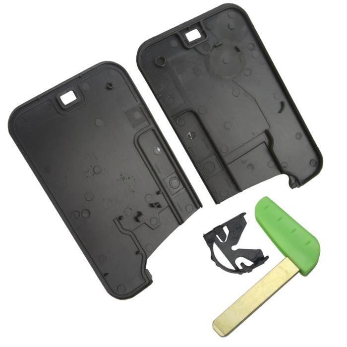 Schlüsselkartenhülle für Renault Laguna Velsatis Espace - Plip Smartschlüssel Fernbedienung 2 Tasten Klinge Phonillico®