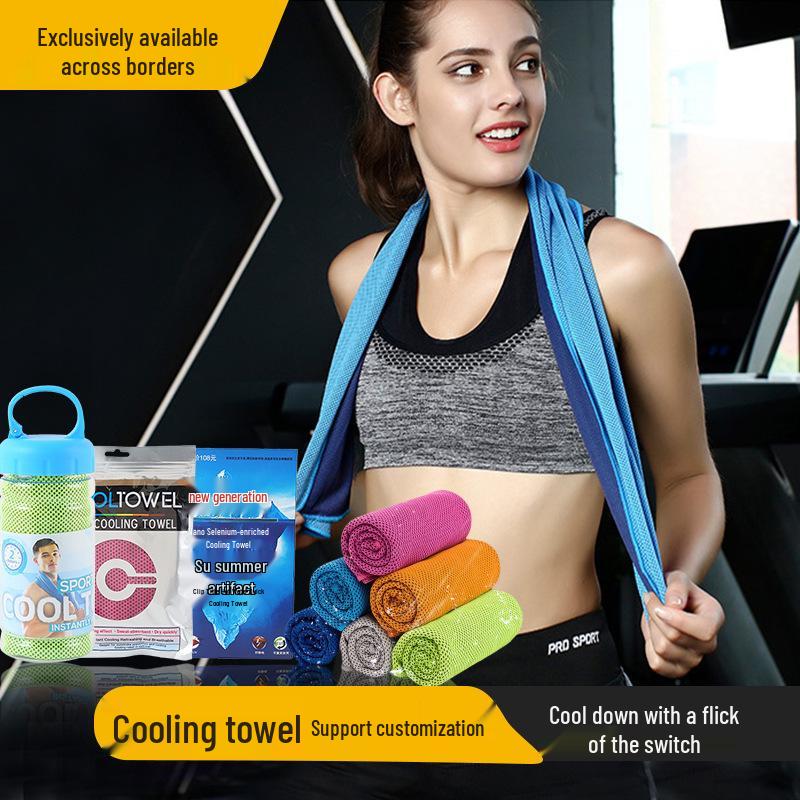 Cross-Border Ice Cooling Towel for Outdoor Sports