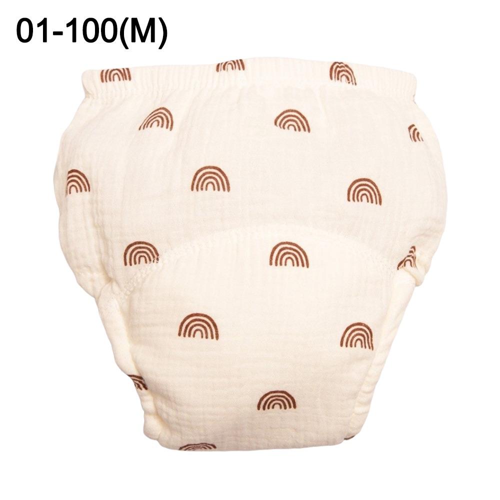 

Cotton Gauze Baby Training Pants Breathable Reusable Nappies Baby Washable Diaper for Boys Girls 01-100(M)