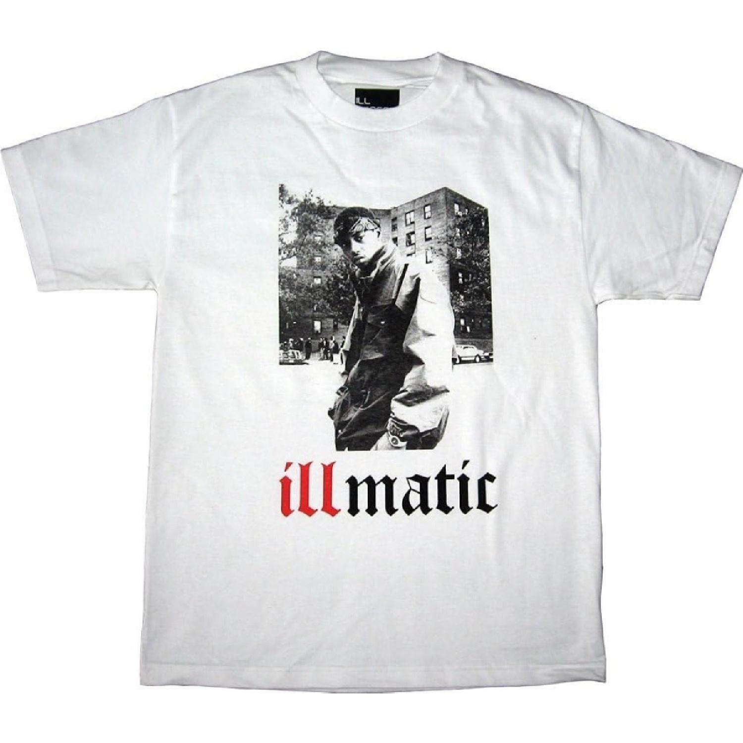 ISB Products Ill Street Blues Golden Era Real Hip Hop Classic Illmatic T-Shirt - X-Large - White S