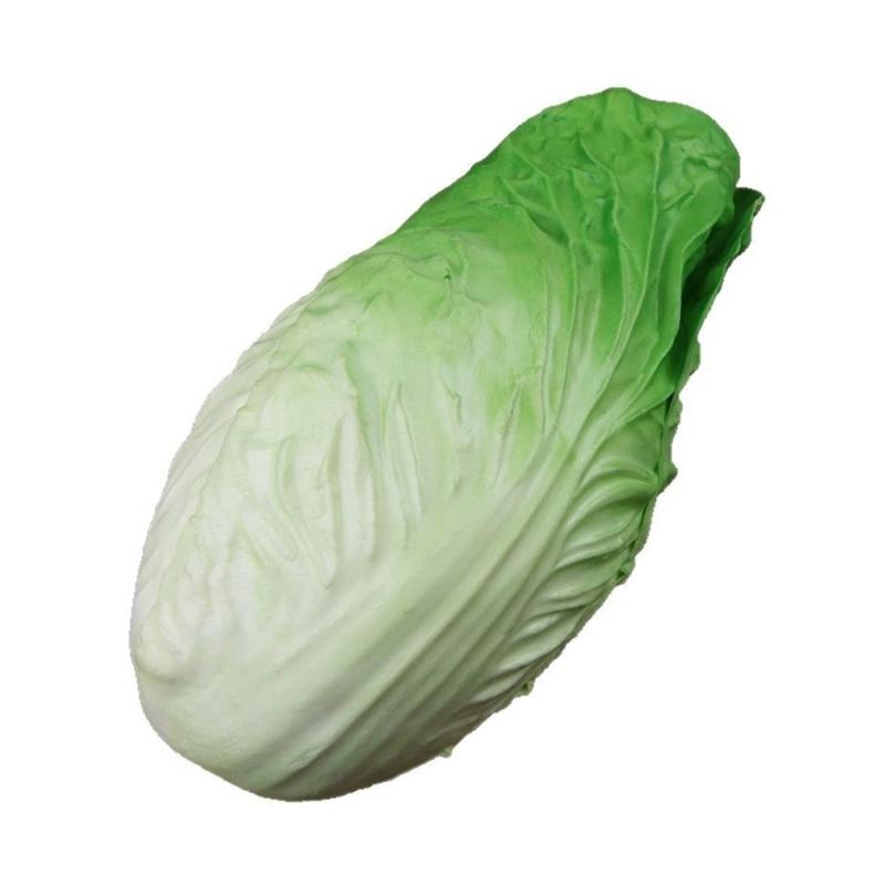 

Artificial Chinese Cabbage Simulation Vegetable Educational Chinese Cabbage for Home Kitchen Decoration and Display зелёный