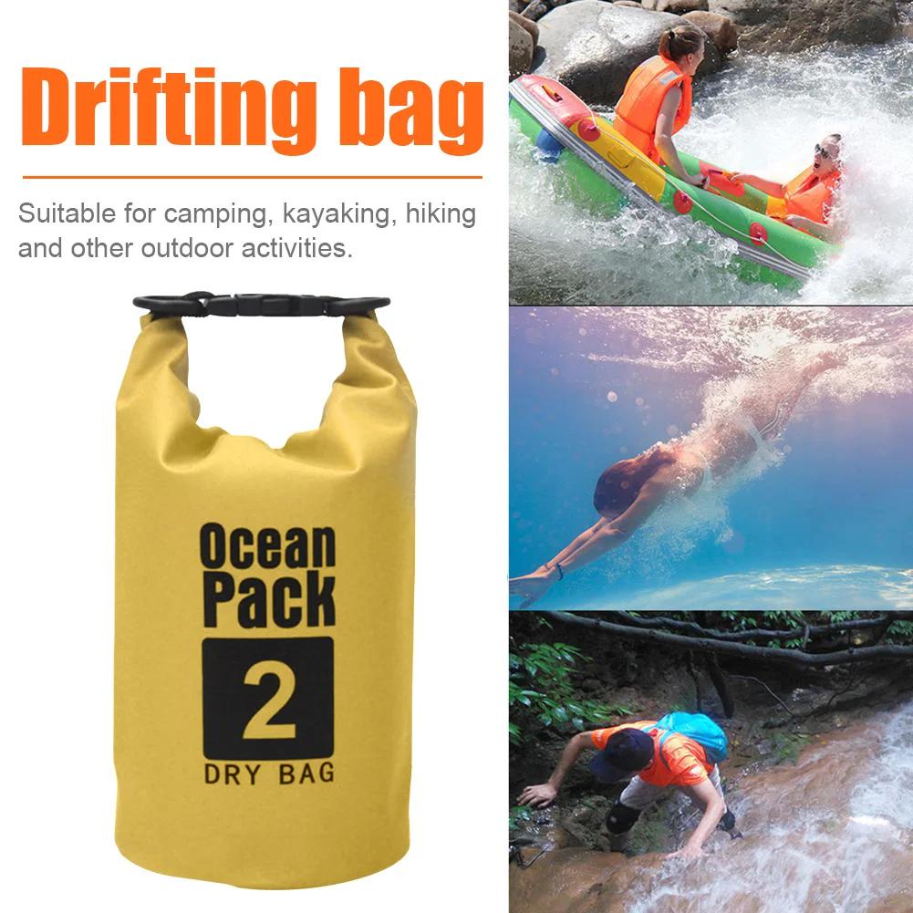 2L/5L Drifting PVC Mesh Bags Lightweight Waterproof Phone Pouch Floating Boating Kayaking Camping Bags for Outdoor Water Bag