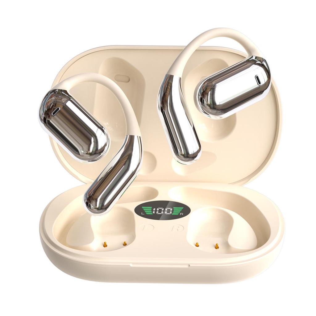 Wireless In-Ear Clip-on Sport Earbuds with Ultra-Long Battery Life, Compatible with Apple and Huawei