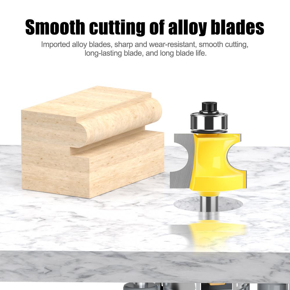 Bearing Angle Edge Beading Knife Cabinet Line Knife Ball Milling Cutter Wooden Stick Milling Cutter Positive Semicircular Knife Engraving Machine