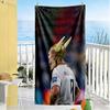 Haaland Beach Towel Super Soft Microfiber Quickdry Fabric Comfortable Lightweight Suitable for Swimming, Gym, Camping, Yoga Vacation