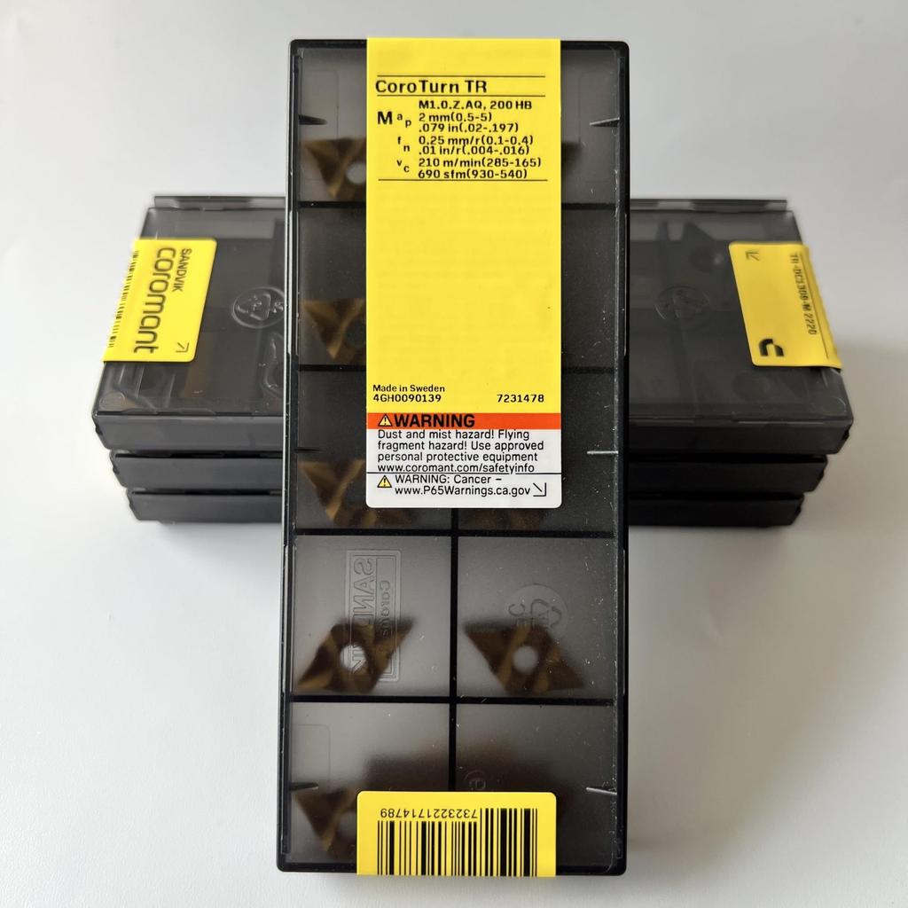 SANDVIK / TR-DC1308-M 2220 / Original Swedish hard alloy blade 10 Pcs