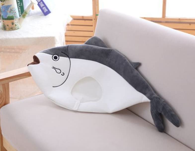 [DOKiDOKi] Bonito Thunfisch Kopfbedeckung Cosplay Kostüm Hut Kigurumi Kostüm Fotoshooting Lustige Veranstaltung Partyzubehör Halloween Bankett Jahresendparty