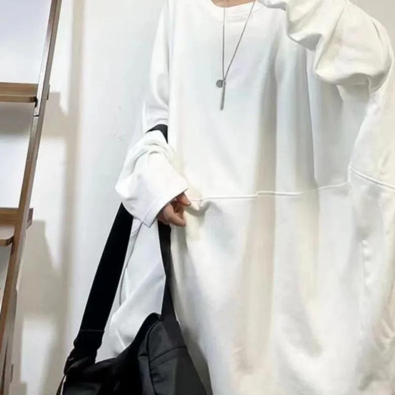 Sweatshirt for Women Cotton Oversize Solid Color Loose Round Neck Casual Pullover Long Sleeve Winter Sweatshirt Top