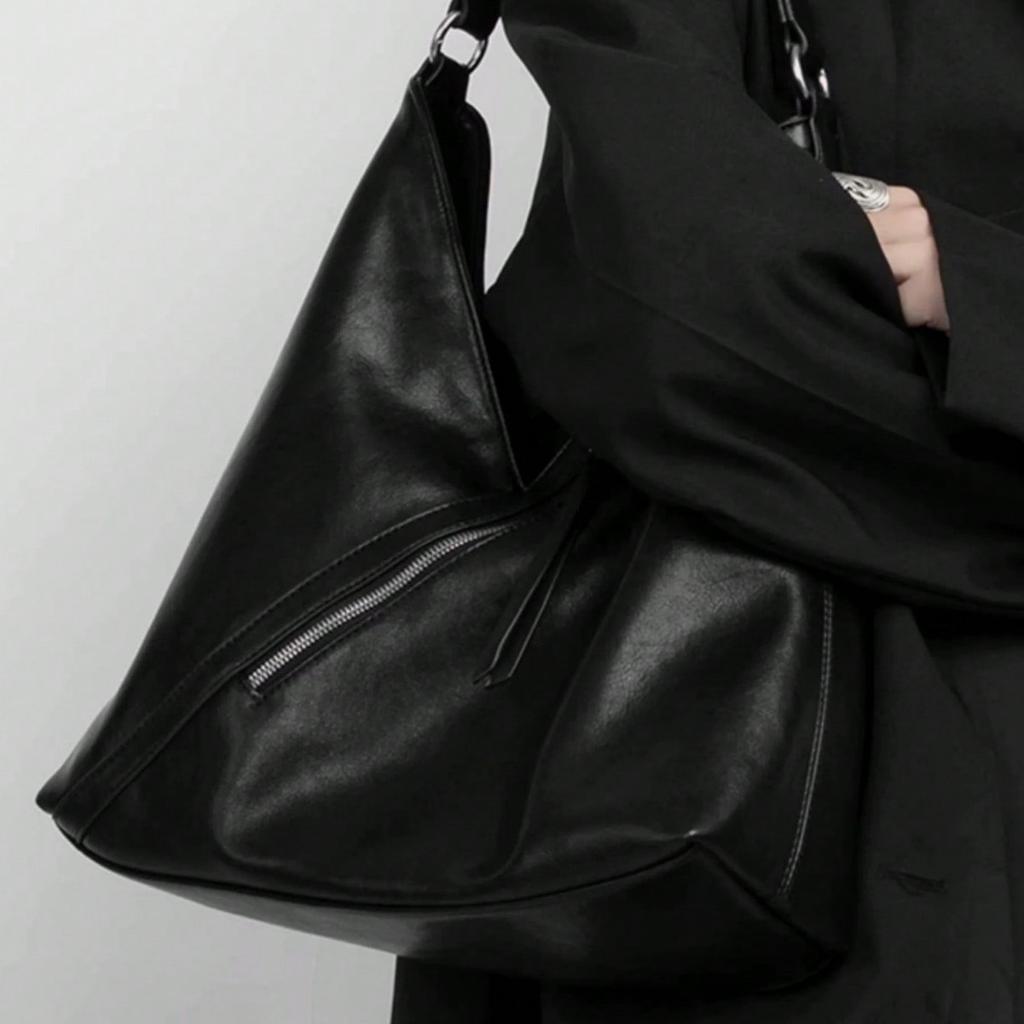 European and American Armpit Bag Handbag Large Capacity High End Sense Lazy Style Casual Fashionable Versatile Simple Bucket Shoulder Bag