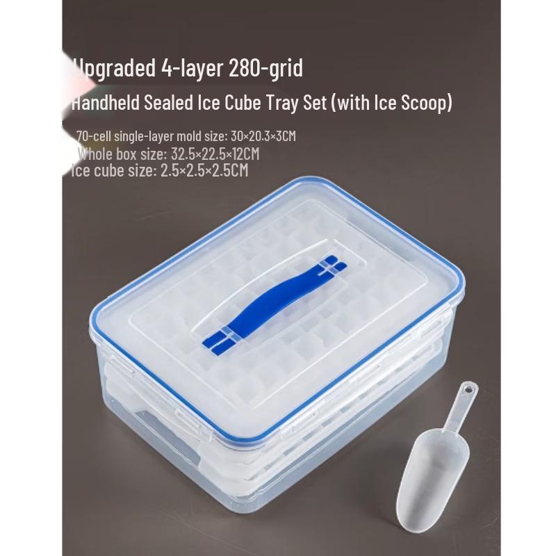 Xingduo Portable Sealed Ice Cube Tray Set