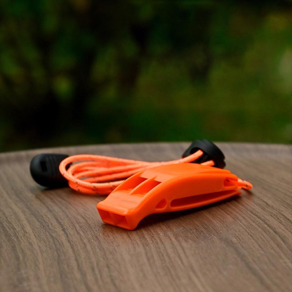 Outdoor Multifunction Whistle Emergencies Compasses With Lanyard Safety Whistle for Swimming Hunting