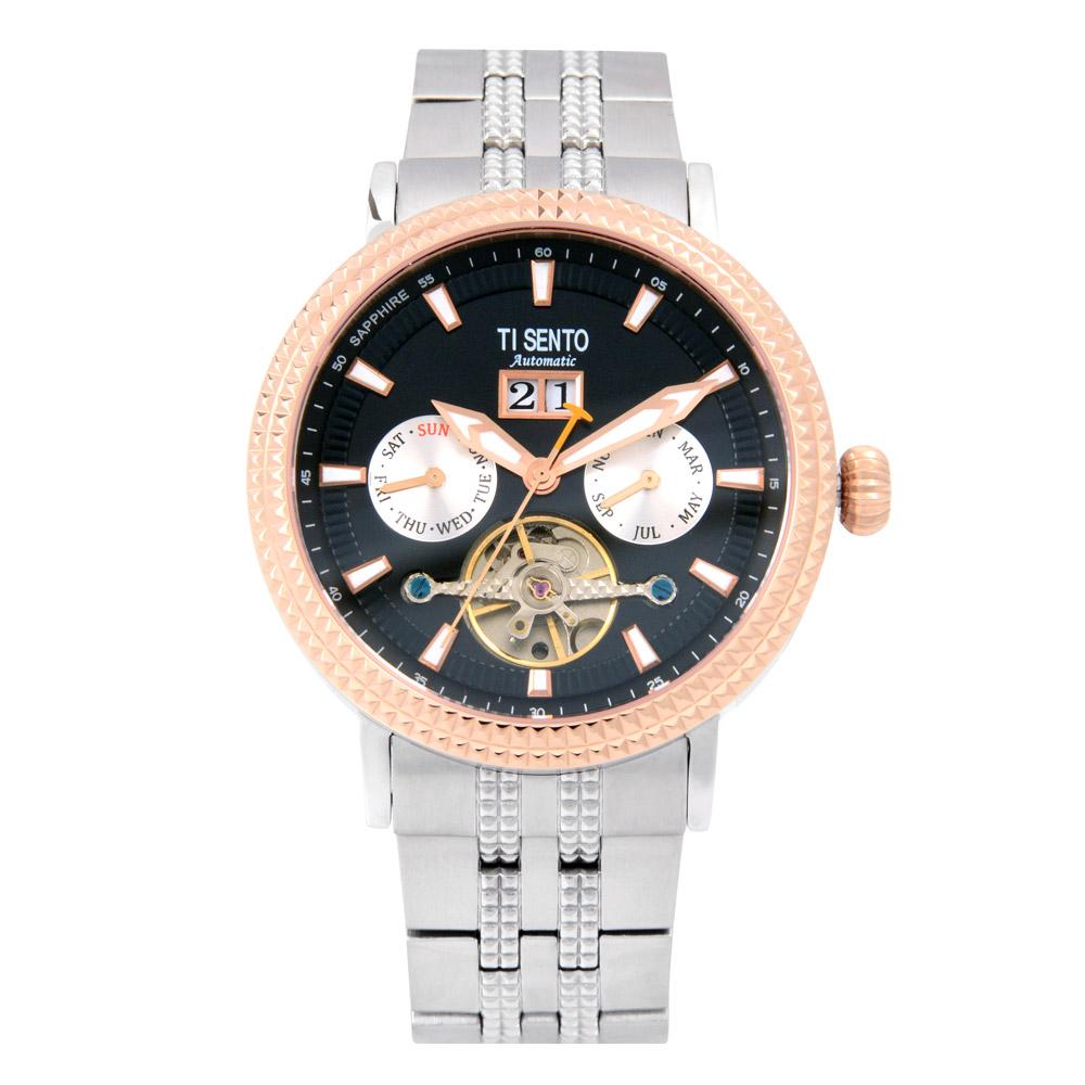 Tisento Ts50701 Men'S Automatic Metal Watch