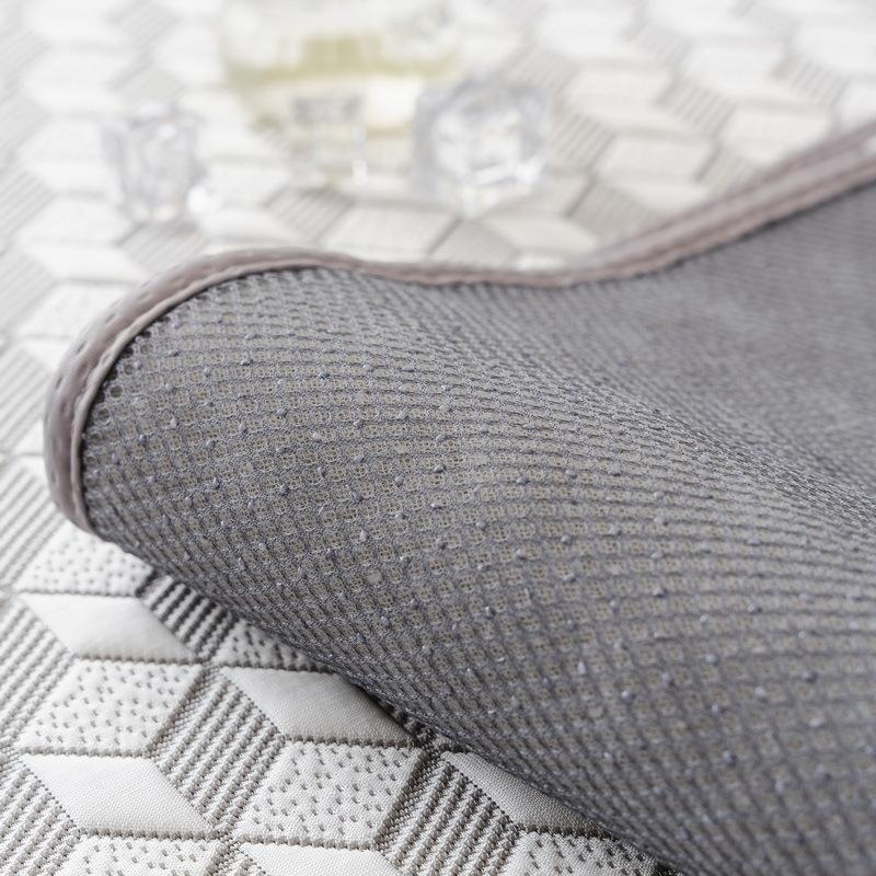 New Special-Shaped Straight-Breasted Leather Sofa Cushion Mat Summer Cold Silk Cool Fixed Non-Slip Summer Cover Cloth Towel