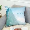 H-Henry Art Pillow Case For Car Sofa Decorative Home Double-sided Print Plush Square Throw Pillow Cushion Cover