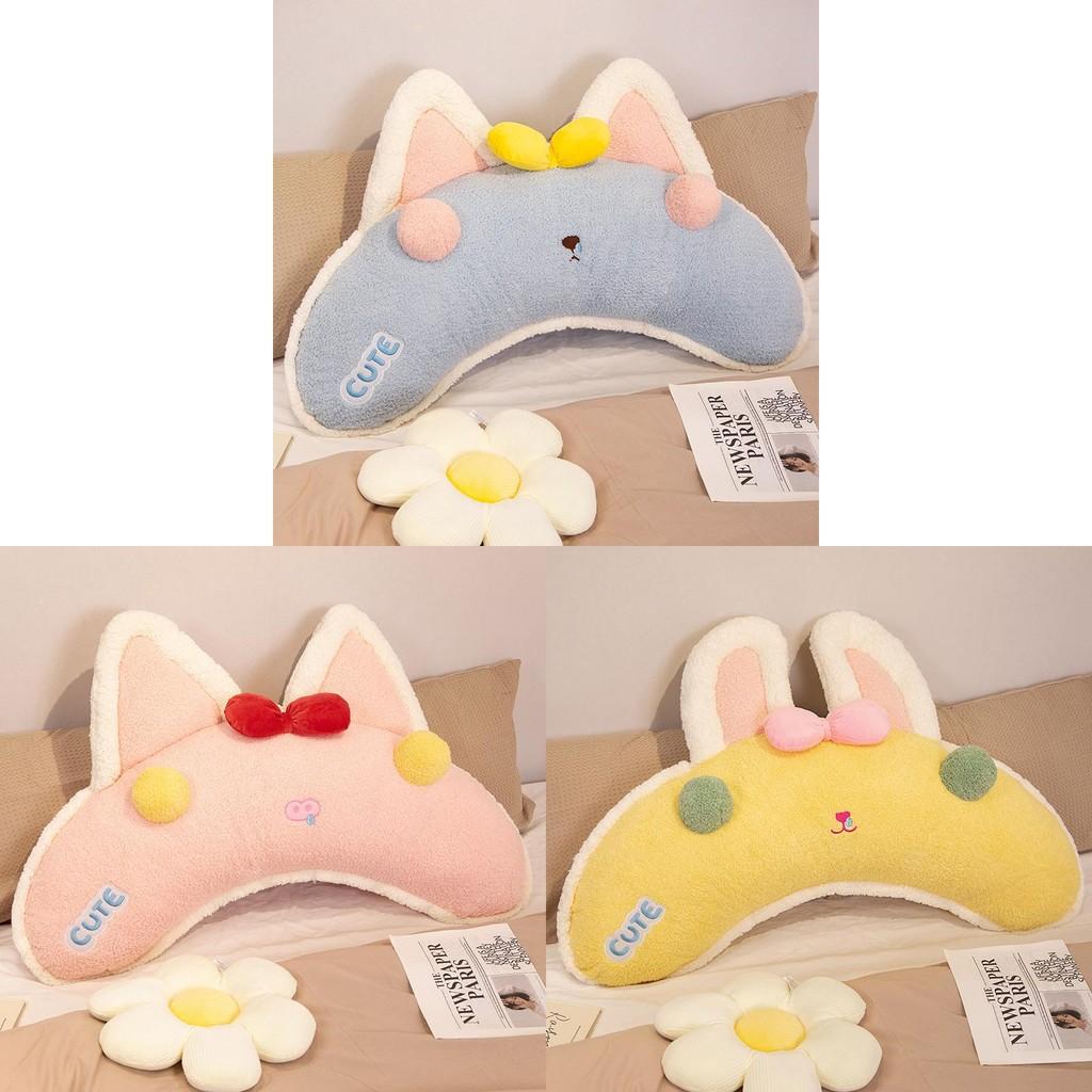 Plush Dopamine Animal Pillow  Lumbar Support Couchbed Backrest Cozy Gift Girl