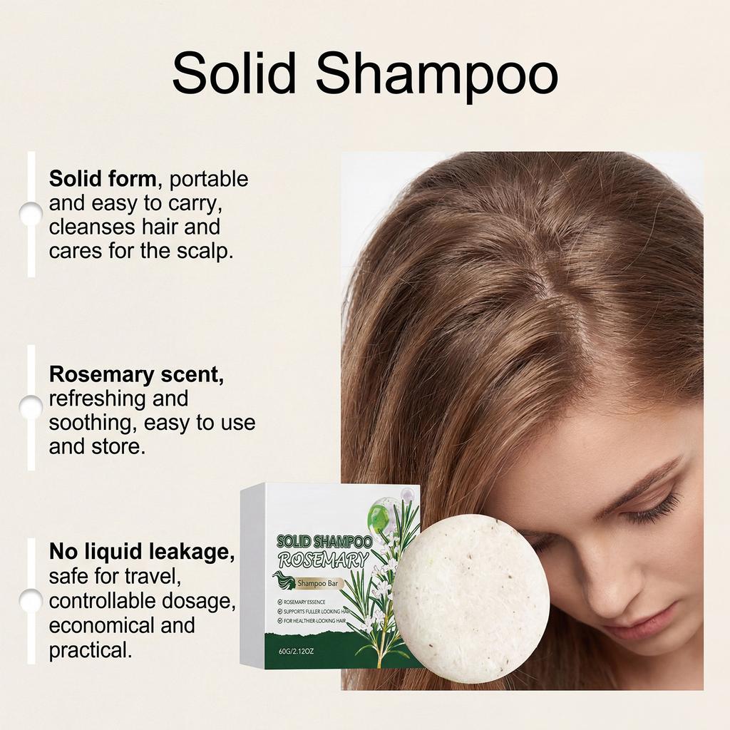 Shampoo Bar: Gentle Cleansing For Healthy, Smooth And Shiny Hair. Ideal For Daily Hair Care.