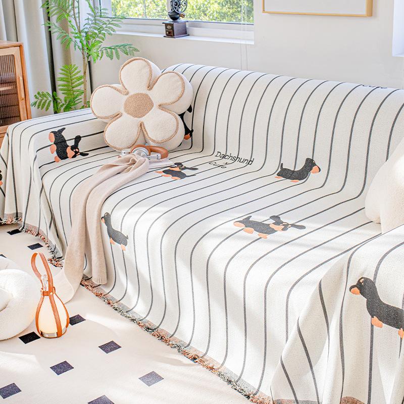 New Anti-slip, Anti-cat Scratch, All-purpose Sofa Towel, One-piece, Full Cover, Chenille Sofa Cover, Sofa Cushion