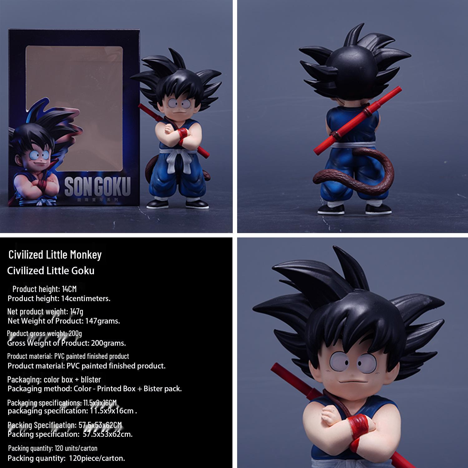 Dragon Ball GT Kid Goku Anime Figure Statue Ornament