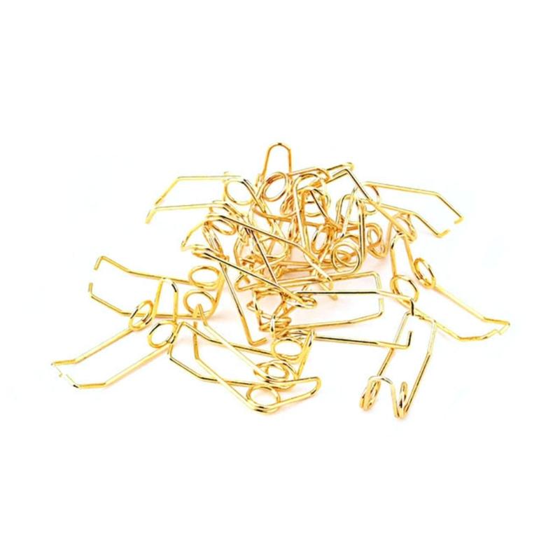 20Pcs Trumpet Water Key Spit Valve Stainless Steel Wire Springs Replacement Brass Instrument Parts Trumpet Repair Parts