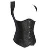 Embroidered waistband for abdominal tightening, European and American sexy court corset