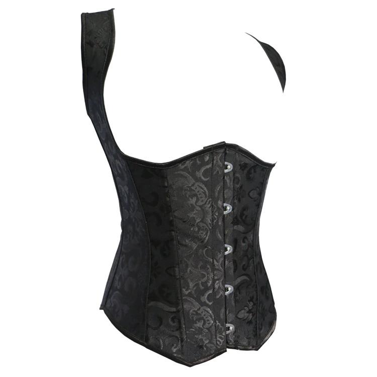 Embroidered waistband for abdominal tightening, European and American sexy court corset