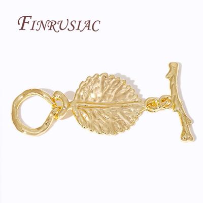 2/4Pcs 18K Real Gold Plated Brass OT Clasps Toggle Clasp For Jewelry Making,High Quality Bracelets Clasps Connector Findings