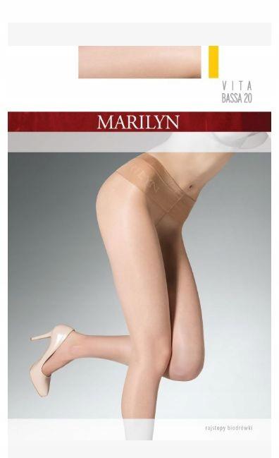 Marilyn Vita Bassa Tights 20Den, Hip-High, Visone 3- 1 Pair