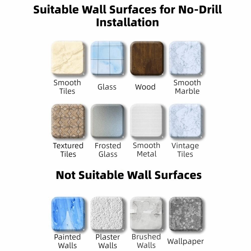 2PCS Adjustable Cutting Board Storage Stand Wall Mounted WiFi Placement Rack  for Kitchen