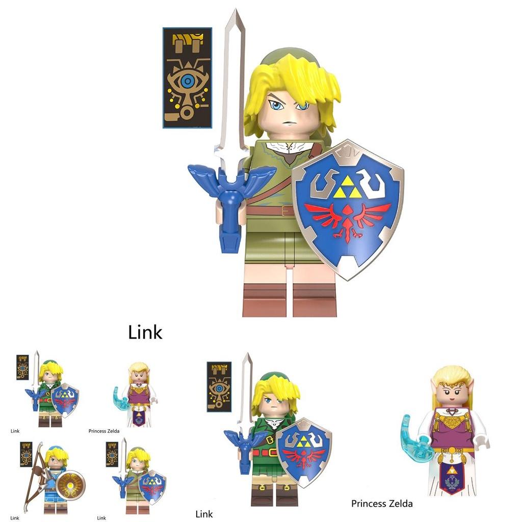 The Legend Of Zelda Link Princess Zelda Mini Figures Building Blocks Dolls 100% Brand New And High Quality
