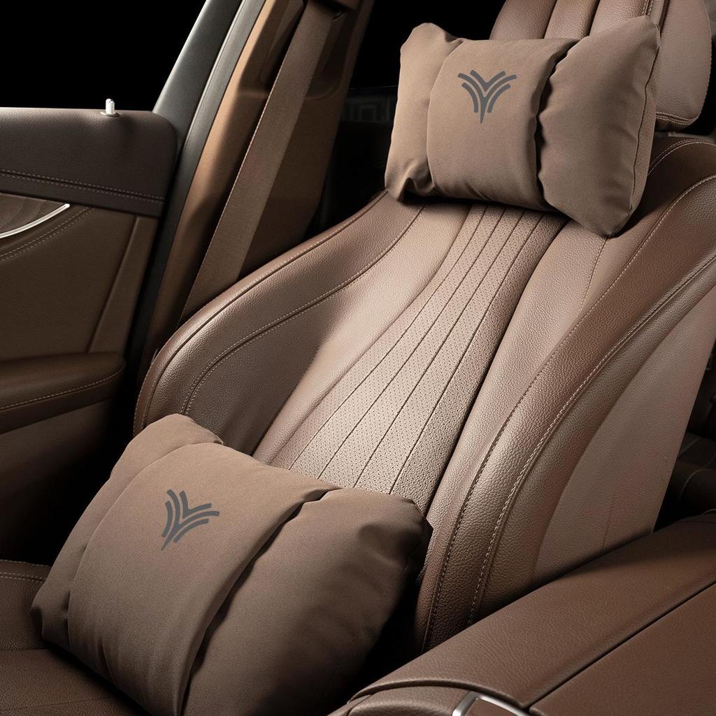 Fits Nezha Headrest & Lumbar Support: Car Neck Pillow & Backrest for Interior Upgrades.