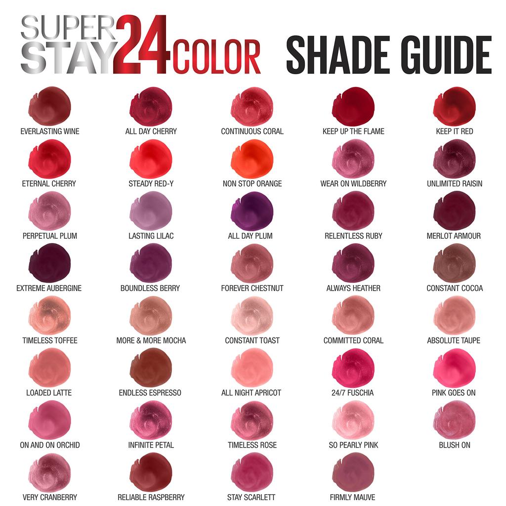 Maybelline New York Superstay 24 Lipcolor Blush On 105 2-Step