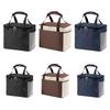 Thermal Lunch Bag for Travel and Outdoor Activities Waterproof Lining Suitable for Office and Picnic Reusable Lunch Bag