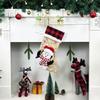 Christmas Socks Gift Bag Christmas Tree Ornaments Snowman Christmas Tree Pendant