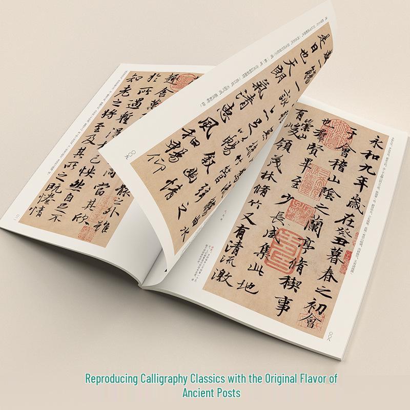 Classic Collection: Wang Xizhi's 'Preface to the Orchid Pavilion' Cursive Script Calligraphy Practice Book