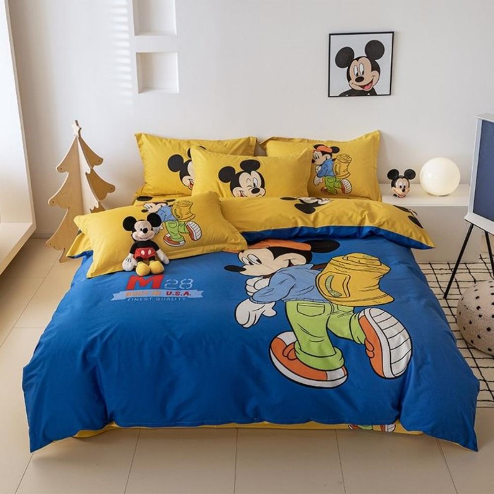 

Mickeys Cartoon Bed Sheets Set Stichs Mickeys Bedding Set Toys Story Duvet Cover Pillowcase Donalds Bed Sets Queen King Size 135x200cm
