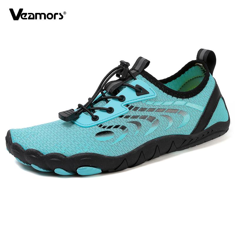 Men's Quick Dry Barefoot Wading Shoes Women Breathable Beach Water Sports Shoes Elastic Aqua Shoes for Surfing Boating Non-slip