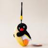 Genuine Pingu Penguin Plush Toy Pendant Adorably Penguin Doll Couple Keychain Car Key Holder Kawaii Home Decor Toys Xmas Gift