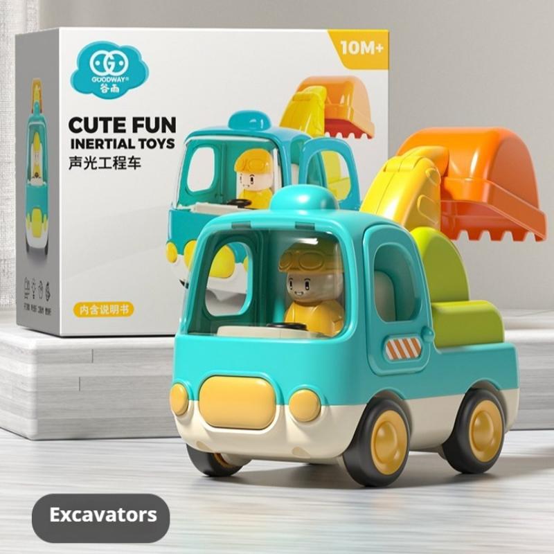 

Музыкальная Инженерная Машина Детская Мультяшная Машина Мальчики 1-3 Года Инерционная Машина с Откатом Развивающие Игрушки для Раннего Детства 9.5cm